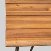 Zion Acacia Wood Square Patio Coffee Table - Teak - Christopher Knight Home: Iron Frame, Weather-Resistant - 4 of 4
