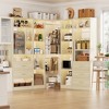 Aheaplus Freestanding Closet Organizer System with 5 Drawers & 12 Shelves - 3 of 4