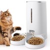MAMNV Automatic Cat Feeders and Water Dispenser, Timed Dog Feeder 4L Programmable Control Pet Dry Food Dispenser with Desiccant Bag for Cats Dogs - 3 of 4