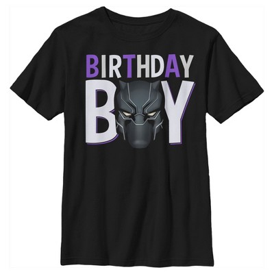 Boy's Marvel Panther Birthday Boy T-Shirt