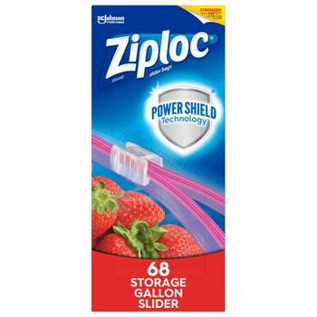 Ziploc Slider Storage Gallon Bags With Power Shield Technology - 32ct :  Target