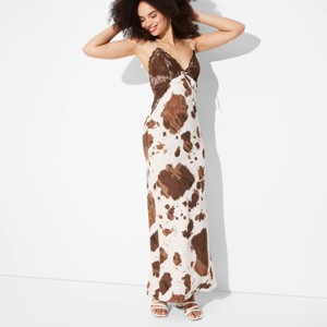 Women's Satin Lace Maxi Slip Dress - Wild Fable™ - 1 of 3