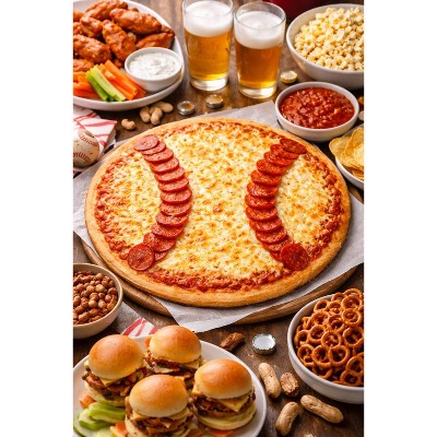 Seams & Slices Take & Bake Pepperoni Pizza - 15.24oz