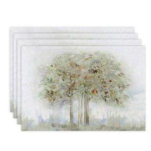 Laural Home Nature's Melody Set of 4 13" x 19" Placemats - 1 of 3