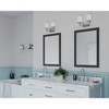 Progress Lighting Alexa Collection 2-Light Bath Fixture, Brushed Nickel, White Linen Glass Shade - 4 of 4
