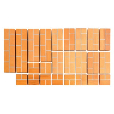 Kaplan Early Learning Unit Bricks - Construction Set for Children  - 24 Pcs