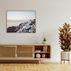 Amanti Art Oias Cliffside Charm Santorini by Bella Eve Canvas Wall Art Print Framed 42-in. W x 32-in. H. - 4 of 4