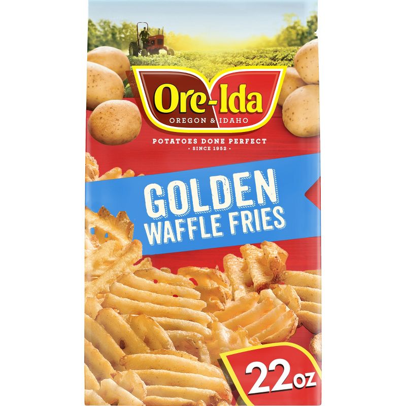 Ore-Ida Gluten Free Frozen Golden Waffle Fries - 22oz, 1 of 8