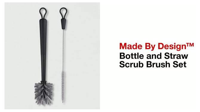 Bottle and Straw Scrub Brush Set - Made By Design&#8482;, 2 of 8, play video