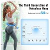 MAICIFI 65in Weighted Hula Hoop for Women - 32 Detachable Knots, Silent Workout, Waist & Abs 2-in-1 - 2 of 4