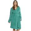 Just Love Womens Plush Solid Robe | Ladies Hooded Bathrobe - 2 of 4