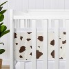 Sweet Jojo Designs Gender Neutral Unisex BreathableBaby Breathable Mesh Crib Liner Wild West Cowboy Off White Brown - 4 of 4