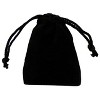 WE Games Brass Cribbage Pegs with Swarovski Austrian Crystals in Black and Clear - Velvet Pouch - Set of 6 (2 Colors, 3 Pegs in Each Color) - 4 of 4
