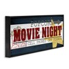 Stupell Industries Movie Night Vintage Sign, 24" x 10" - 3 of 4
