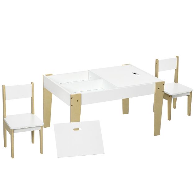 Bainba Tables and Chairs for Children Cloud White 