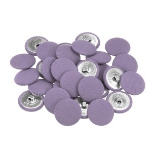 Unique Bargains Suit Dress Blouse Aluminum Fabric Cloth Covered Sewing Buttons 30 Pcs - 1 of 4