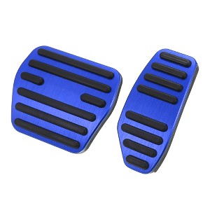 Unique Bargains Brake Gas Accelerator Pedal Covers Foot Pedal Pads for Nissan Kicks X-Trail Rogue Sport Qashqai - 1 of 3