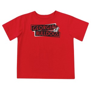 NCAA Georgia Bulldogs Toddler Boys' 2pk Short Sleeve and Long Sleeve T-Shirts - 1 of 4