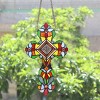 Chloe Lighting Adelina Victorian Tiffany-Style Stained Glass Window Panel 13 Inch - 4 of 4