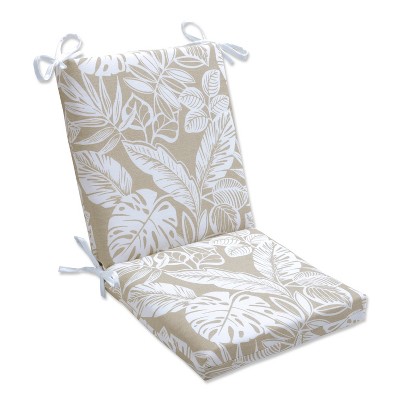 Pillow Perfect - 36.5 X 18 Indoor Outdoor Squared Corners Chair Cushion  Islamorada Blue/green : Target