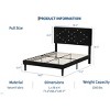 Coucheta Upholstered Platform Bed with Storage, Button Tufted Headboard & Wooden Slats, No Box Spring Needed - 2 of 4