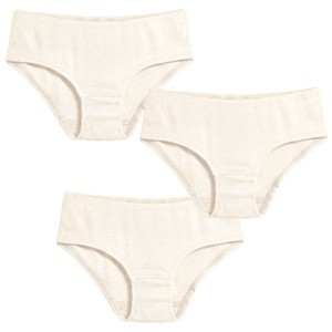 City Threads Girls Soft 100% Organic Cotton Briefs, 3-Pack - USA-Made - 1 of 4