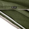 48" x 18" x 3" Montlake Water-Resistant Patio Bench/Settee Cushion Slip Cover Heather Fern Green - Classic Accessories - 4 of 4