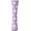 Memoi Women's "Wishing You An Espresso Recovery" Cozy Sock & Gift Bag Set Lilac One Size - 2 of 4
