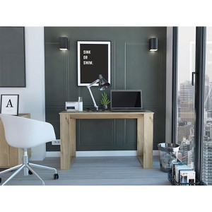 NicBex Modern Minimalist Rectangular Computer Desk with Storage,Writing Desk Home Office Desk for Study,Bedroom - 1 of 4
