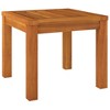 vidaXL Patio Stools with Cushions 2 pcs 15.7"x15.7"x16.5" Solid Wood Acacia - 4 of 4