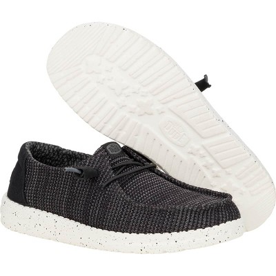Обувь HEYDUDE Women Wendy Stretch Sox Wide , Black/White, 12 — фото 4