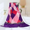 Slickblue Coral Fleece Throw Blanket, 59"x78.7", Cozy & Warm Plaid Design, Multiple Color Options - 2 of 3