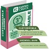 Samsill Plant-Based 3 Inch Durable Round Ring, Made in USA, View Binder, Eco-Friendly, USDA Certified Biobased, 4 Pack, Fashion Assortment - 3 of 4
