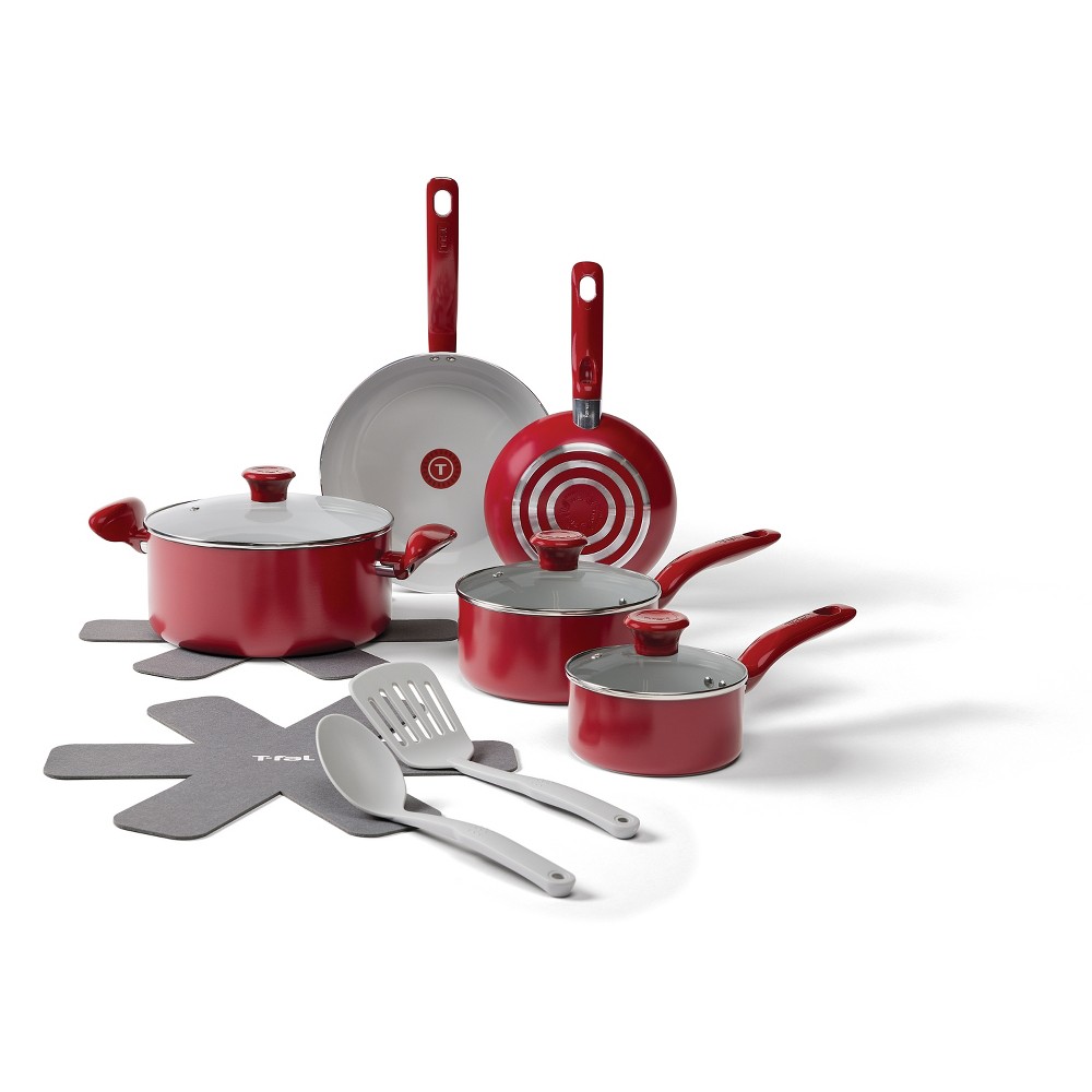 Photos - Bakeware Tefal T-Fal 12pc Simply Cook Ceramic Cookware Set 