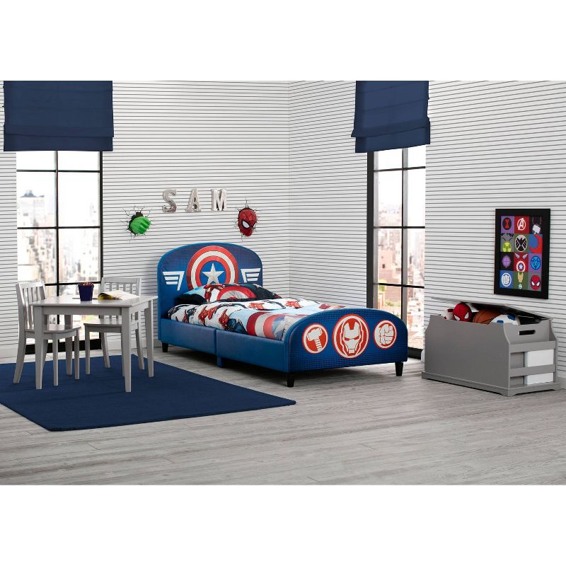 Twin Marvel Avengers Upholstered Kids&#39; Bed - Delta Children, 3 of 8