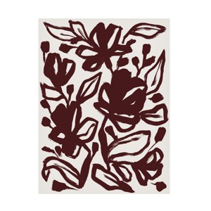Trademark Fine Art - June Erica Vess  Oxide Floral II Canvas Art - 1 of 4