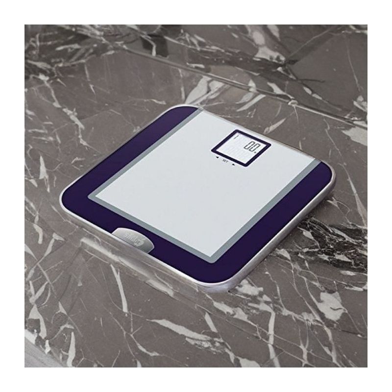 EatSmart Precision Tracker Digital Bathroom Scale with Accutrack Software, Silver/Grey, 3 of 5