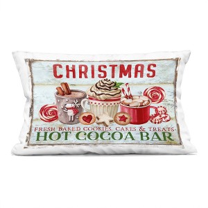 Stupell Industries Festive Hot Chocolate Indoor Pillow, 14 x 20 - 1 of 3