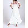Women's Sleeveless Ruffle Shoulder Smocked Maxi Dress | Motherhood Maternity - 2 of 4