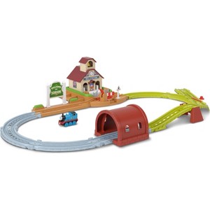Thomas & Friends Bell Station Train Set by Fisher-Price with Push-Along ...