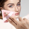 Unique Bargains Soft Triangle Puff Loose Powder Blender Beauty Makeup Tool Short Plush 6 Pcs - 2 of 4