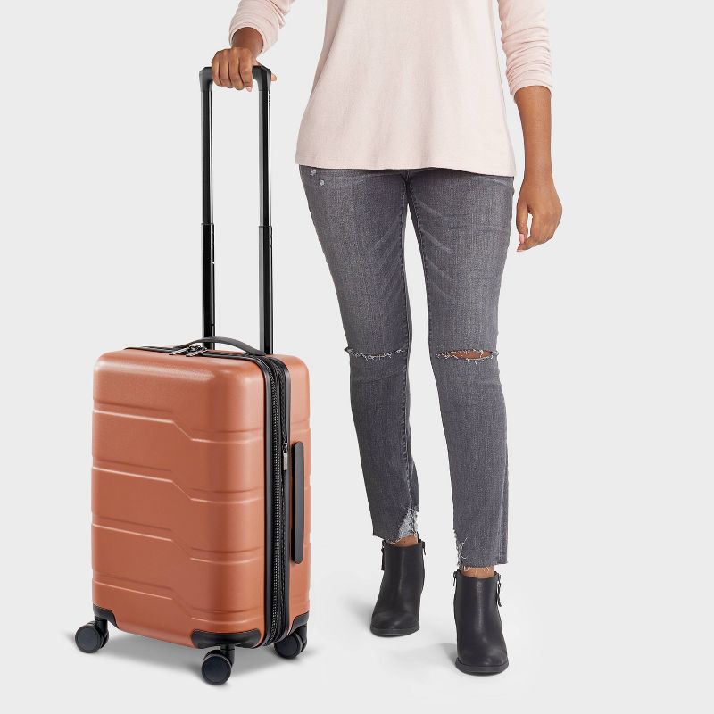 Hardside Carry On Spinner Suitcase - Open Story™, 3 of 13