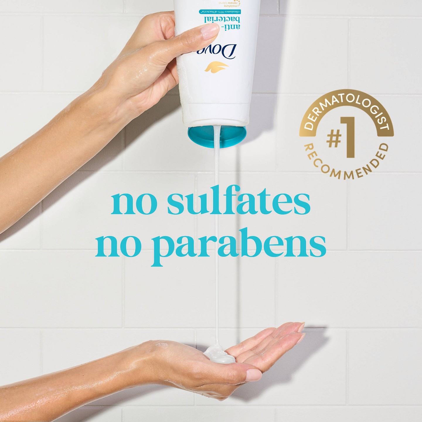 Антибактериальный гель для душа с дозатором Dove Beauty, 30.6 fl oz — фото 4