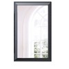 Whiteline Modern Living Abrazo Mirror, Black - 3 of 4