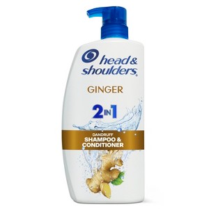 Head and Shoulders 2 in 1 Dandruff Shampoo and Conditioner, Anti-Dandruff Treatment, Ginger for Daily Use, Paraben Free, 12.5 oz - 1 of 4