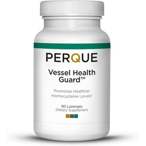 Perque Vessel Health Guard – 90 Lozenges | Promotes Healthy Homocysteine Levels & Vascular Support - 1 of 4