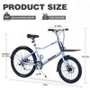 Gulches 7 Speed, Aluminum Alloy Frame, Multiple Colors 26 Inch Bike,Cargo Bike for Women and Men - 2 of 4