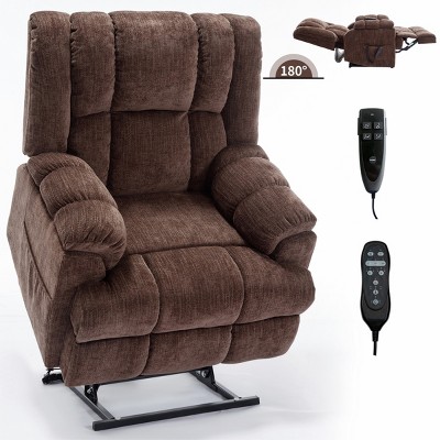 GlasFlength Massage Chairs Human Touch Massage Chairs Real Home Massage Chair Compact Chair Full Body Relax for Living Room, Brown, 40.55"*37"*42.51"