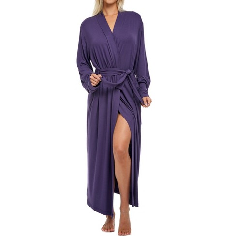 Adr Women's Classic Soft Knit Long Lounge Robe With Pockets : Target