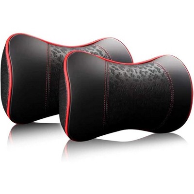 TruAIR Car Neck Support Pillows Ð Memory Foam Cushions for Travel and Office Use